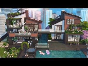 Influencer's Luxury Penthouse Apartment | (no cc) The Sims 4 Speed Build