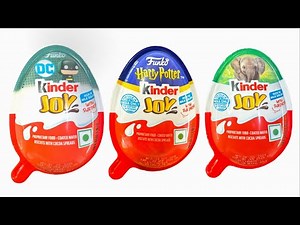 Satisfying Unpacking Of 3 New Kinder Joy || ASMR