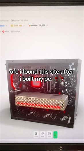 ofc i found this site after i built my pc #buildcores #pc #pcbuild #pcgaming #ram