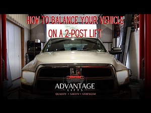 How to Center Your Car on a 2-Post Lift | Advantage Lift Lessons