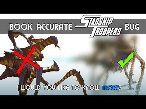 Painting What the Starship Troopers Bug Looked Like in the Book