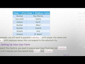 How to Dynamically Populate ComboBox in Excel VBA Based on Another ComboBox