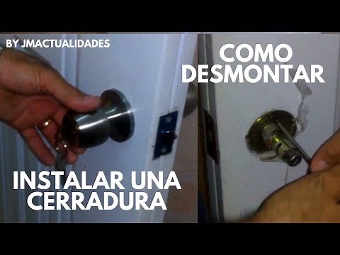 Main door lock How to Disassemble and Install