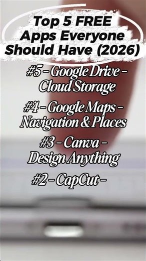 Top 5 FREE Apps Everyone Should Have (2026)