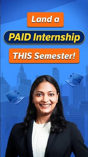 How To Get a PAID INTERNSHIP in College This Semester