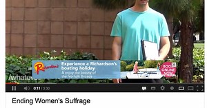 American Students Sign Petition To End Women's Suffrage In Embarrassing Prank