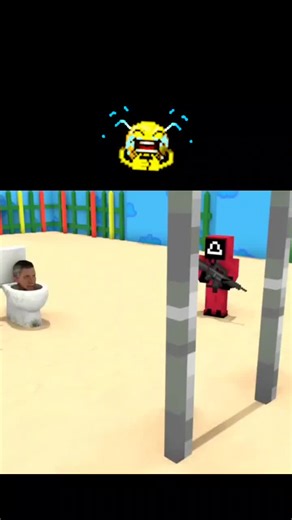 Minecraft-Inspired Squid Game Animation Scenes