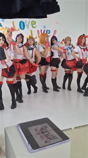 #behindthescenes of our Bokura wa Ima no Naka de #photoshoot | #lovelive #lovelivecosplay #cosplay