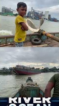 Little Boy Learning Ship Repair from His Father ❤️🚢 Passing Down a Family Skill