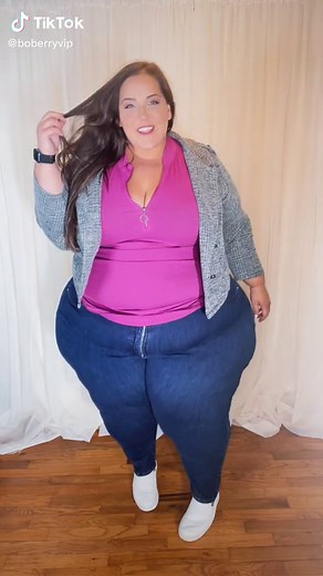 🌸🌺🌷Jeans and 1st top - @Universal Standard Blazer and 2nd top - @torrid 3rd top - @Old Navy Official Shoes - @Lane Bryant #plussizeedition #plussizefashion #fatandfierce #oldnavy #torrid #lanebryant #universalstandard #plussize