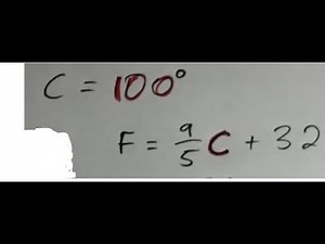 Convert 100 degrees Celcius to Fahrenheit