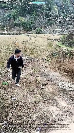 Harnessing Gravity: How Farmers Move Goods Across Gaps Without Machines