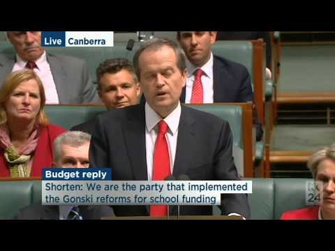 In Full: Bill Shorten's budget reply speech