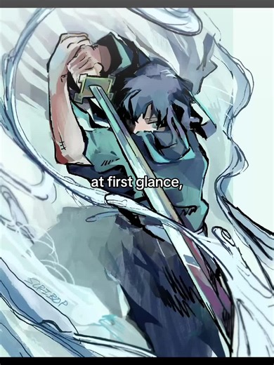 Muichiro Tokito Fan Art — 90% Sketch, 10% Color Process