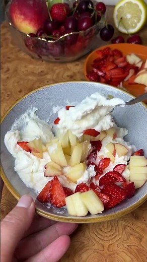 Ліниві моті з рисового паперу 🍓🍑✨ #recipe #food #easynutrition #breakfast