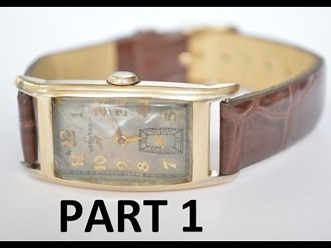 How To do minor Restoration on Vintage Hamilton Wristwatch // Part 1 of 2