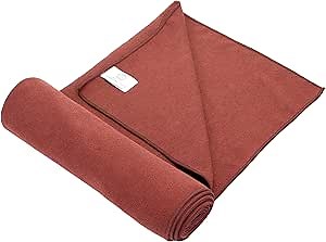 Yoga Mat Towel - Double Sided Microfiber Yoga Towel - Sweat Absorbent Non Slip Hot Yoga Towel - Lightweight, Quick Drying Pilates and Bikram Sweat Towel - 73''L x 26''W, Sedona