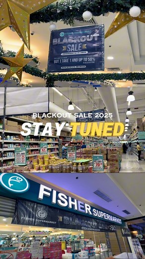 Blackout Sale is coming! Stay tuned! #BlackOutSale2025 #ILoveFisherSupermarket #TheFreshAdvantage | Fisher Supermarket