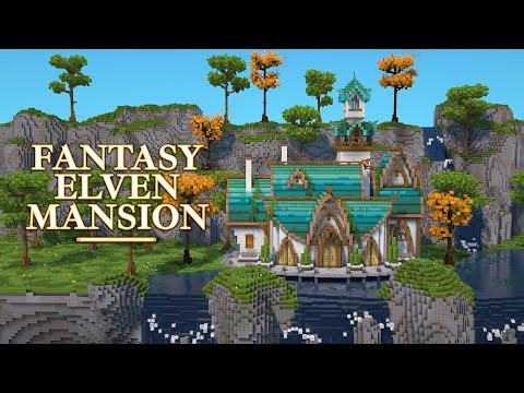 Fantasy Elven Minecraft House | Guided Timelapse
