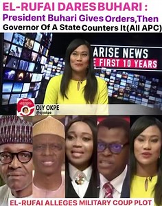 290K views · 2.7K reactions | EL-RUFAI DARES BUHARI : President Buhari Gives Order, Then Governor Of A State Counter It ( All Of Them APC ) | Noonooagu | Facebook
