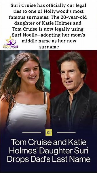 Suri Cruise LEGALLY Dropped Tom Cruise’s Last Name! 🚨 #trending #trendingnow #viral #ytshorts