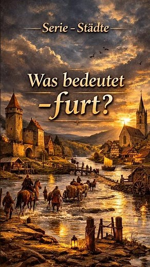 Why are cities called Frankfurt, Erfurt, or Schweinfurt? #historyofgermany #cityhistory
