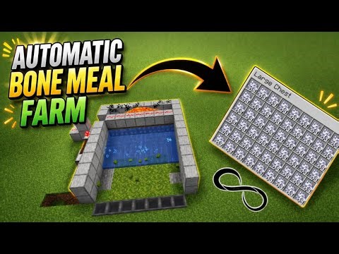 Best Automatic Bone Meal Farm in Minecraft ⚡ Easy & Fast!