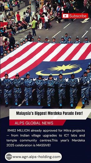 Malaysia’s Biggest Merdeka Parade Ever! #alpsnews