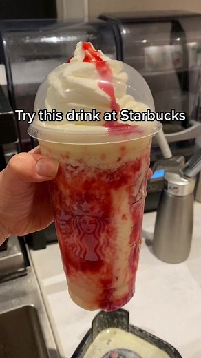 Starbucks Frappuccino Hack Using Pineapple and Strawberry
