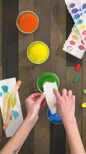 🧪 Esperimento facile con i colori per bambini 🌈
