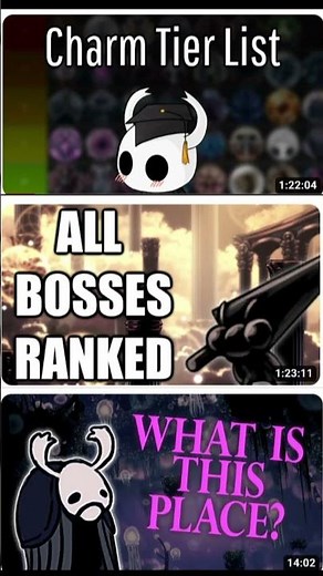 This is the most INSANE Hollow Knight Ranking