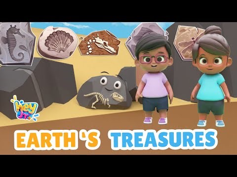 Earth’s Treasures: Rocks, Minerals & Fossils | Hey Junior Kids Learning Video | Science for Kids