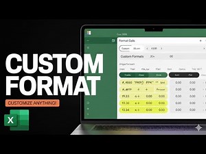 🔥 Excel 2026 Custom Number Format Tricks | Automate Data Like a Pro (Latest Data Science Hacks)
