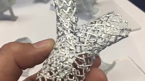 An example of 3D printing of a double kissing balloon (DK) crush bifurcation stenting technique created from medical imaging from a patient. This was shown in the Medtronic booth at #TCT2018. The vendor showed it as a training aid so operators can see up close what a proper final result should look like up close. Read the article “Double Kissing Crush Two-Stent Technique in Left Main Bifurcation Lesions Demonstrates Lower Target Lesion Failure Rates” - https://www.dicardiology.com/content/double