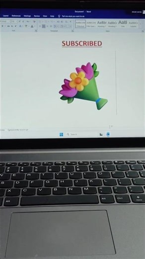 BOUQUET 💐 SYMBOL IN MS WORD KEY SHORTCUTS #viral #shorts #computer