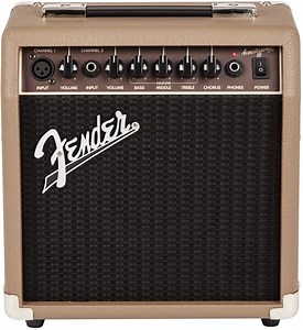 FENDER ACOUSTASONIC 15 - 15W ACOUSTIC GUITAR AMP COMBO W/MIC INPUT Rockshop