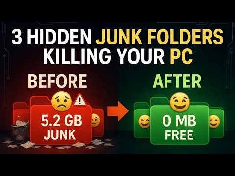 Windows Secret Junk Files & How To Clean it !?