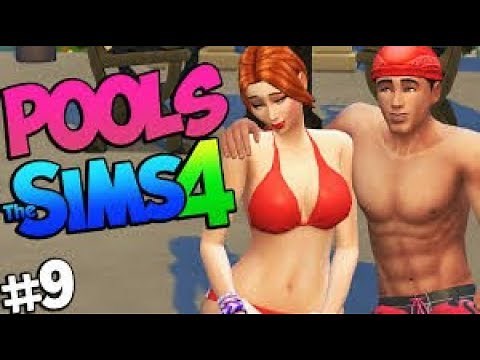 Sims 4 POOLS! Drowning to DEATH on The Sims 4 (Sims 4 Funny Moments) #9