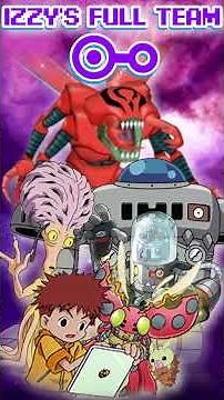 What If IZZY had a Full DIGIMON Team? | #anime #shorts