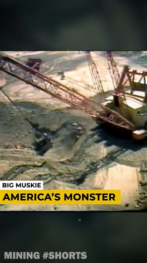 Big Muskie was one of the largest land-based machines ever built - a colossal walking dragline excavator operated by the Central Ohio Coal Company from 1969 to 1991. Standing nearly 22 stories tall and weighing over 13,000 tons, it was powered by electricity and required its own substation to run. Its massive bucket could lift 325 tons of earth in a single scoop, stripping away layers of soil to uncover coal seams beneath the rolling hills of southeastern Ohio. Though a marvel of engineering, Bi