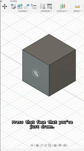 How to Create a Hole in Fusion 360 (Beginner CAD Tip)
