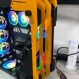 Desktop Gaming RGB PC Case E-ATX Full Size Motherboard Support Unique 360 Water Cooler Unique Desktop Cabinet in Stock