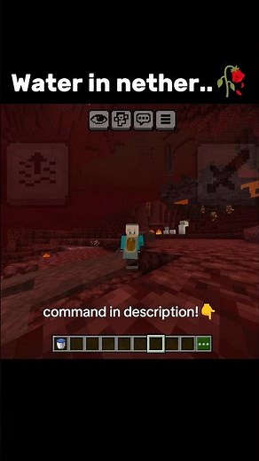 How to Place Water in Nether! (No Mods) 🌊🔥