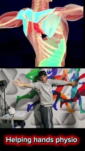 Thoracic Spine (Upper & Mid Back) – Rhomboid Muscle Stretch #physiotherapy #physiotherapist