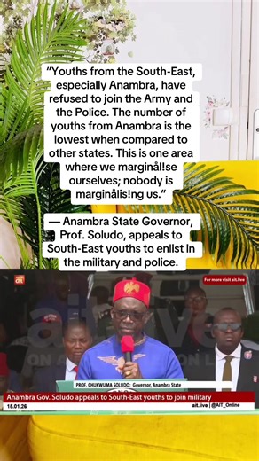 Anambra Youths Urged to Enlist in Military and Police