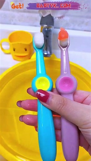 Soft Bristle Toddler Toothbrush – Gentle First Toothbrush for 1 Year Olds #BabyCare #Toothbrush