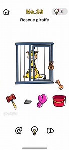 BRAIN OUT Level 39 RESCUE GIRAFFE