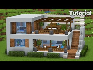 Minecraft Tutorial: How to Build a Modern Underground House - Easy #3