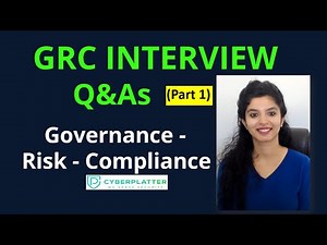 GRC Interview Questions and Answers | Part 1 | Governance, Risk and Compliance Interview Questions