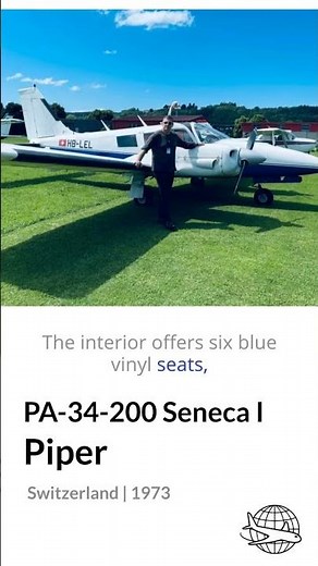 1973 Piper PA-34-200 Seneca I FOR SALE | Twin Engine Aircraft